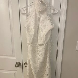 White bachelorette dress